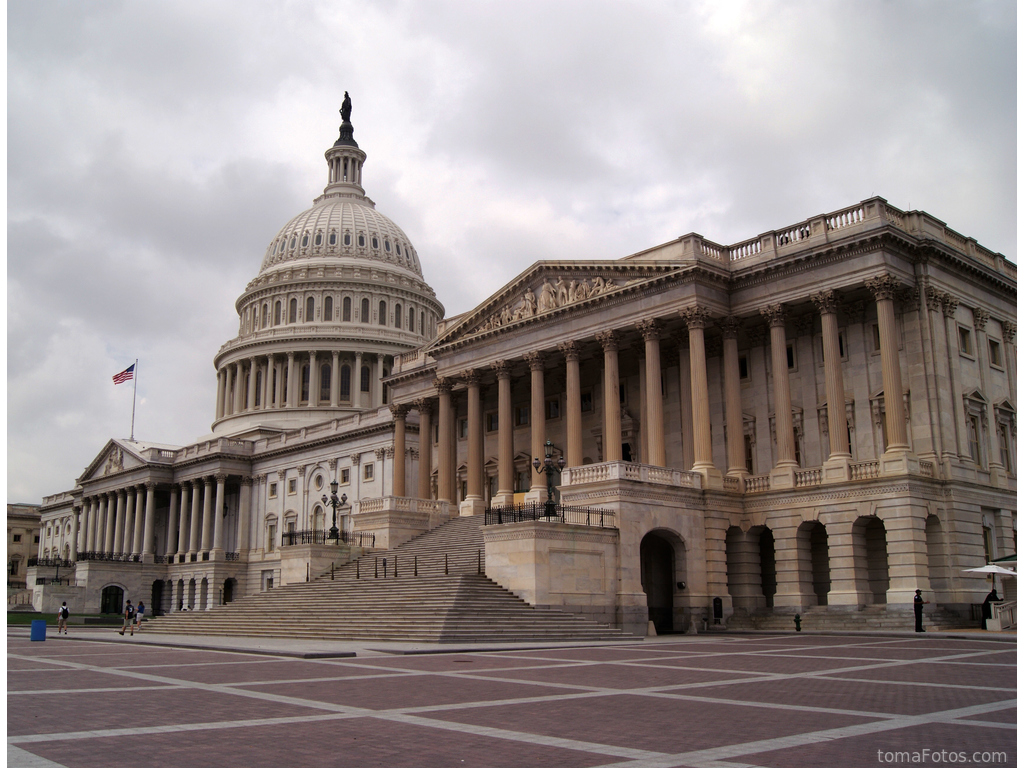 Capitolio situado en Washington D.C