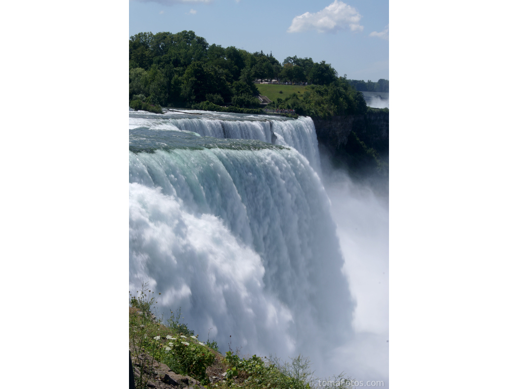 Cataratas del Niágara vistas desde el lado estadounidense