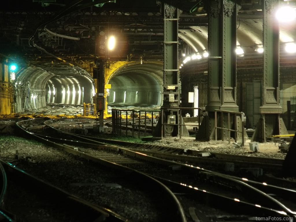 Doble túnel subterráneo bajo Orsay