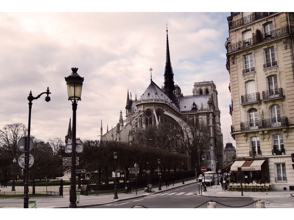 Atardecer en Notre Dame