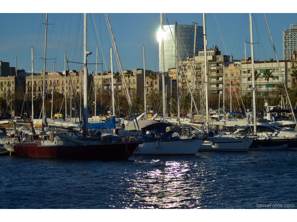 Vistas a la Barceloneta